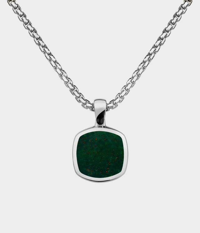 Inlaid Signet Necklace by Stephen Einhorn